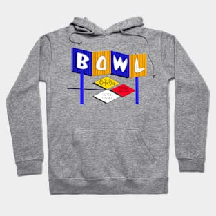 Bowling Sign, No Background Hoodie